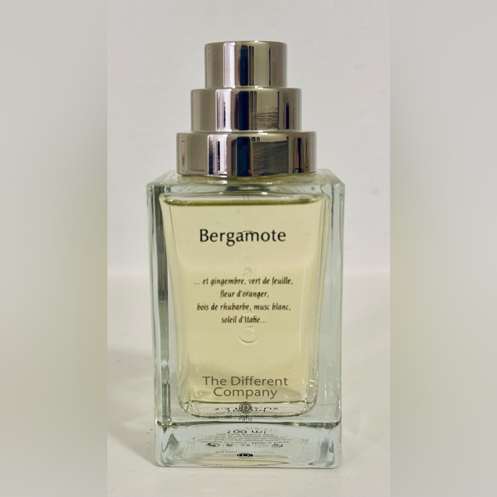 The Different Company. Bergamot. 100 ml. 3.3 oz. Elegant, fresh, bright.